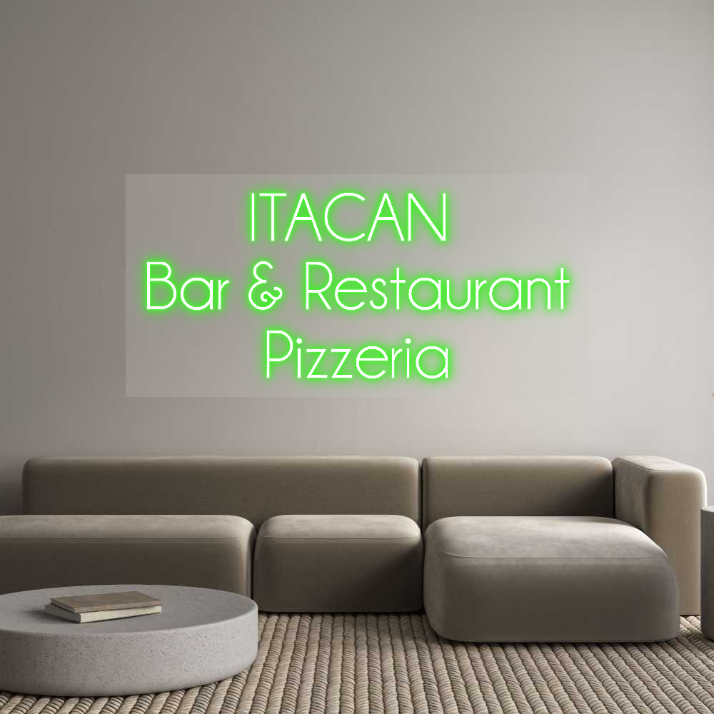 Custom Neon Sign ITACAN 
Bar ...