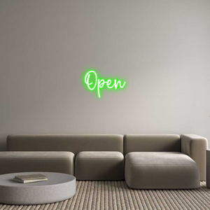 Custom Neon Sign Open