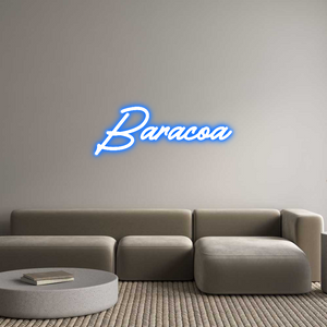 Custom Neon Sign Baracoa