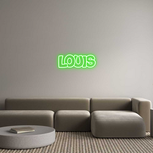 Custom Neon Sign Louis