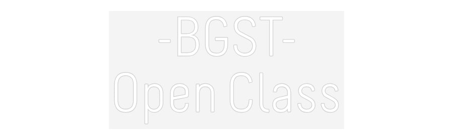 Custom Neon Sign -BGST-
Open ...