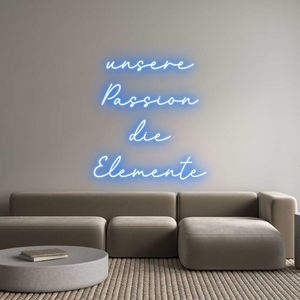 Custom Neon Sign unsere
Passi...