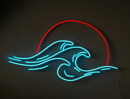 Sunset wave