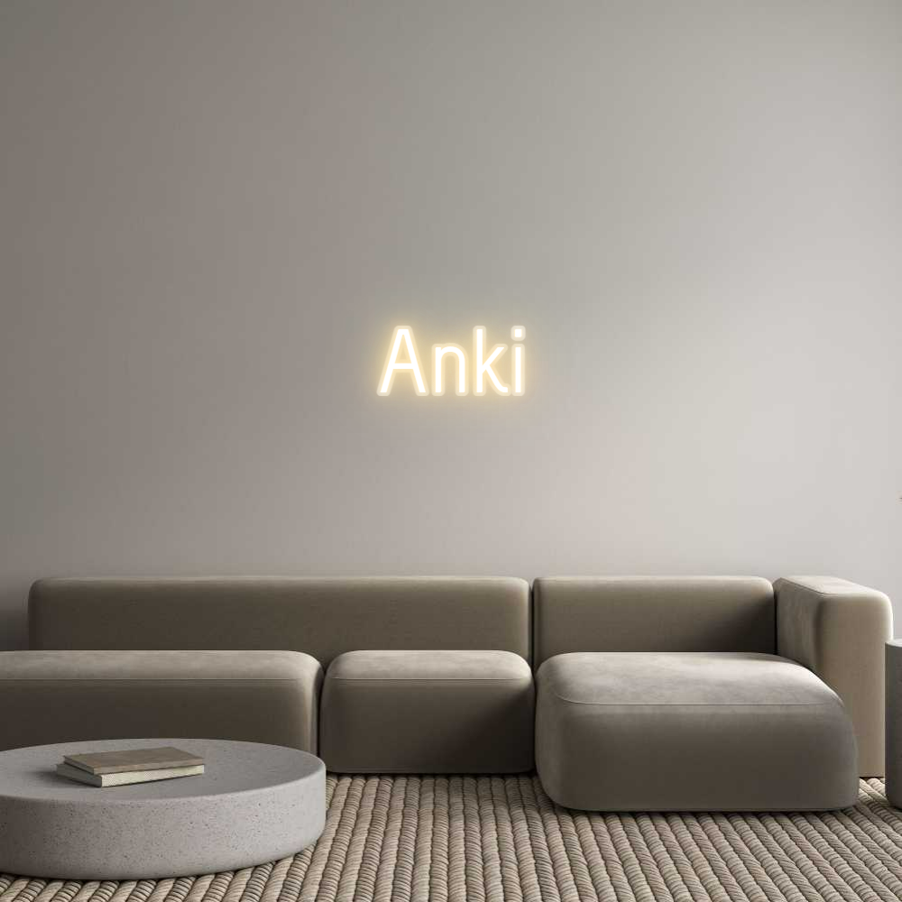 Custom Neon Sign Anki