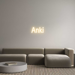 Custom Neon Sign Anki