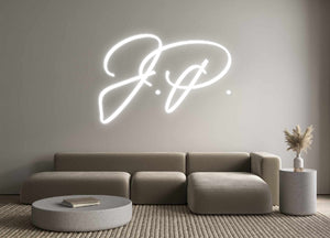 Custom Neon-Sign J.P.