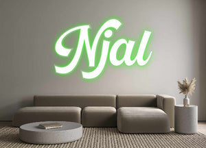 Custom Neon-Sign Njal