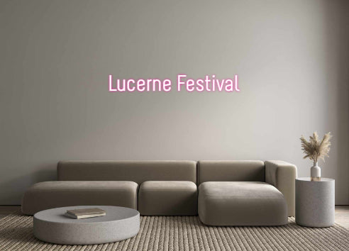 Custom Neon-Sign Lucerne Festi...