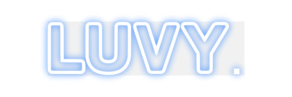 Custom Neon Sign luvy.