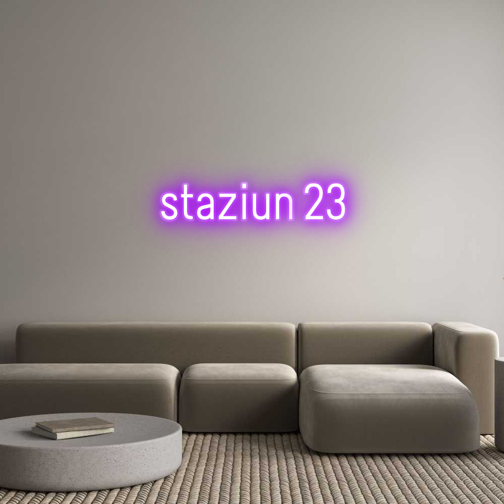 Custom Neon Sign staziun 23