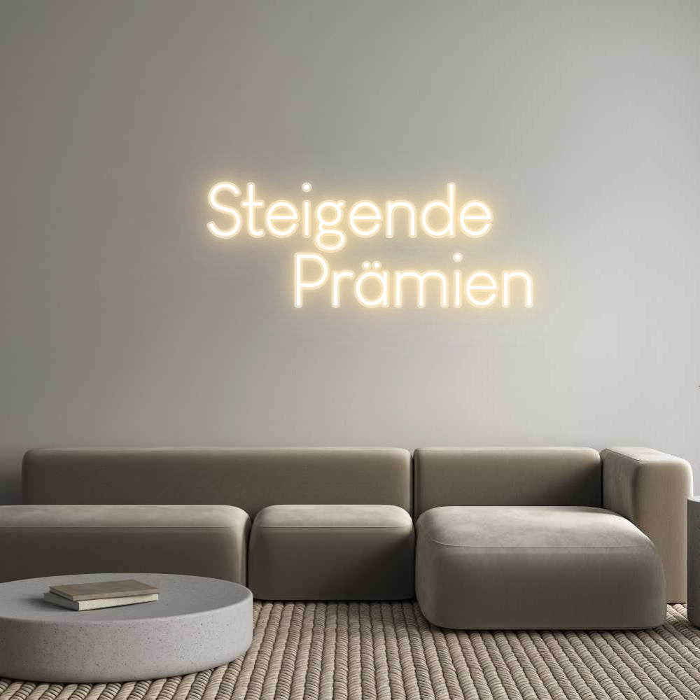 Custom Neon Sign Steigende
  ...